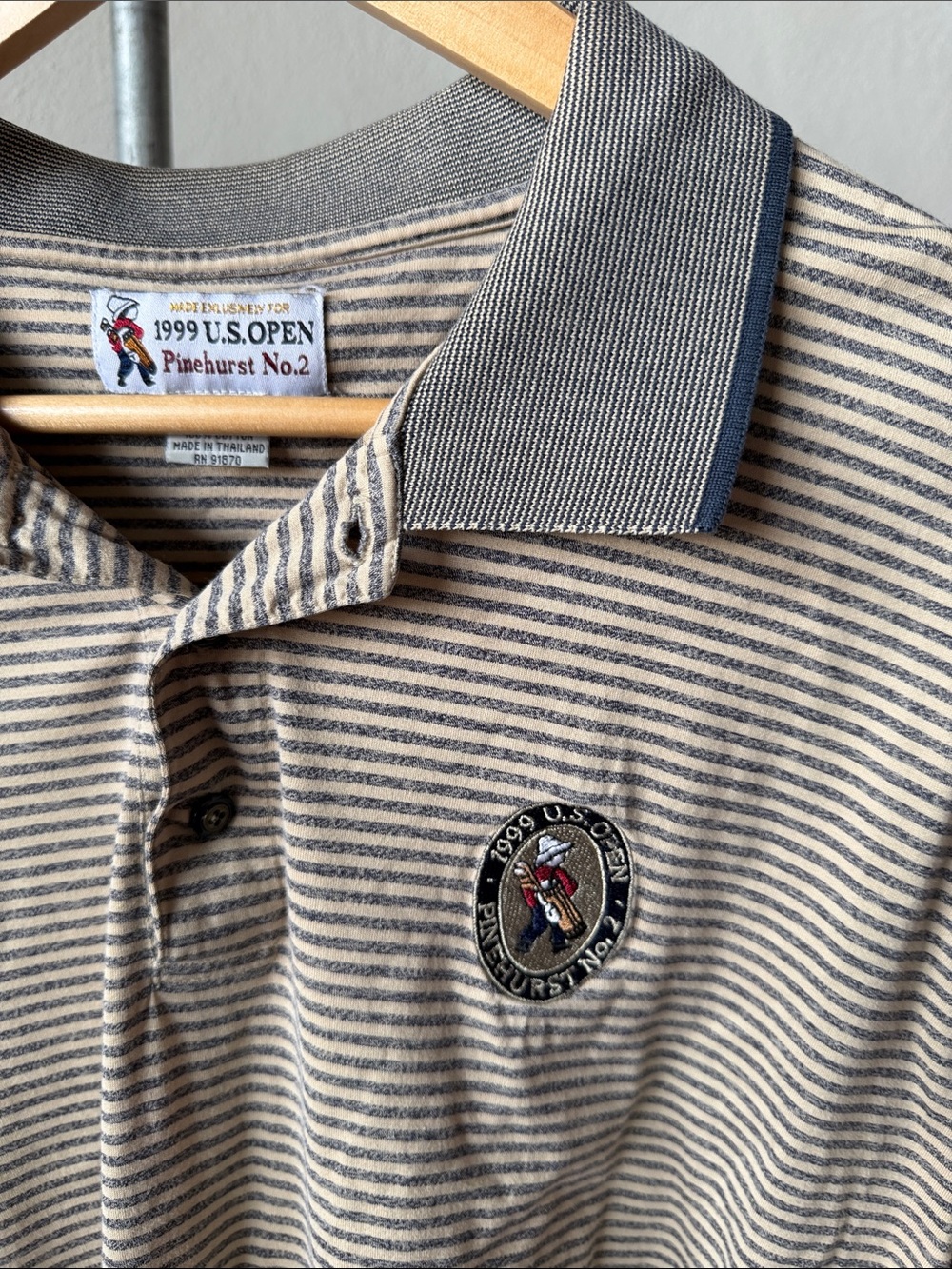 Vintage 1999 US Open Pinehurst Polo Shirt XXL
